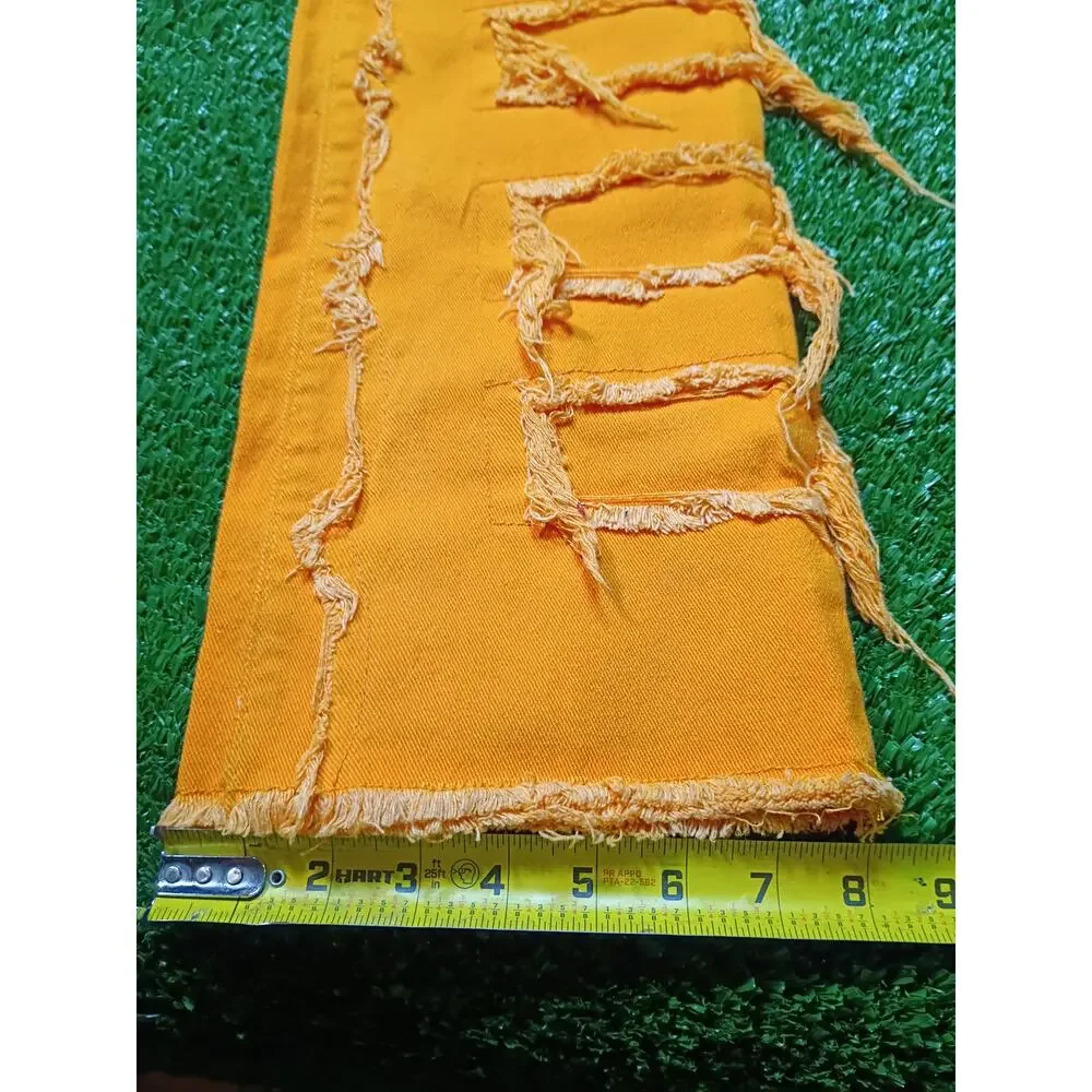 Kloud9 New York Orange Stack Fit Jeans - Size 32x38 NWT - Picture 6 of 8